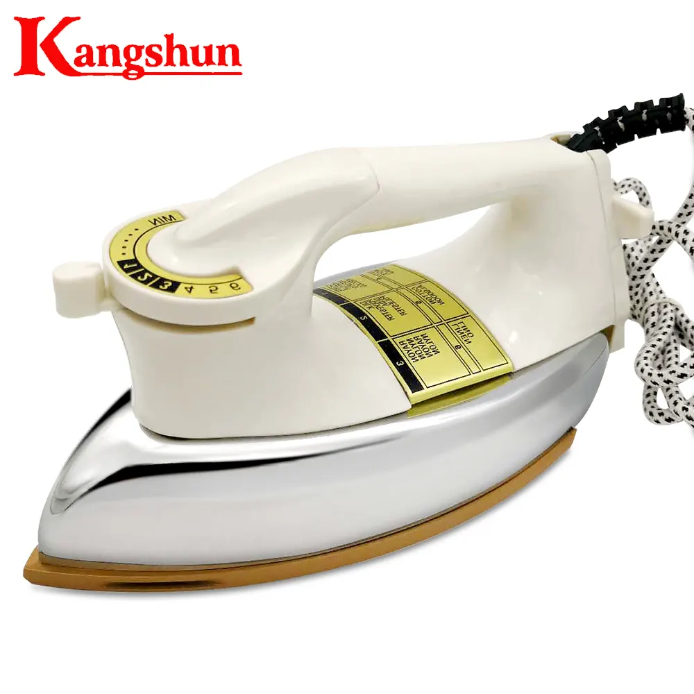 Factory Sale PP bakelite handle 1000W pressing national electric heavy dry iron