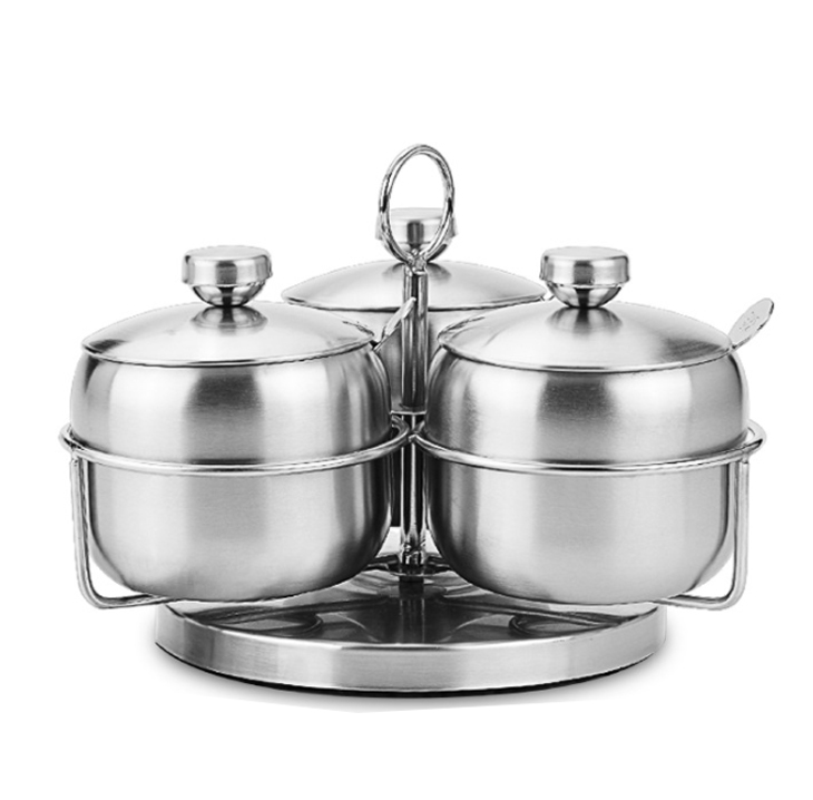 Набор Cruet из нержавеющей стали, набор мельниц для соли и перца для кухни