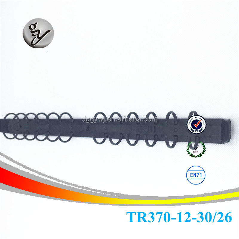 12 holes ring mechanism/metal file clip wih pull open
