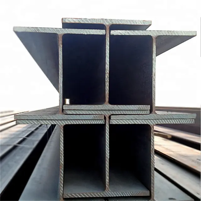 China Supplier Steel Structure welding h beam sizes and universal beam cutting and drilling holes / h beam