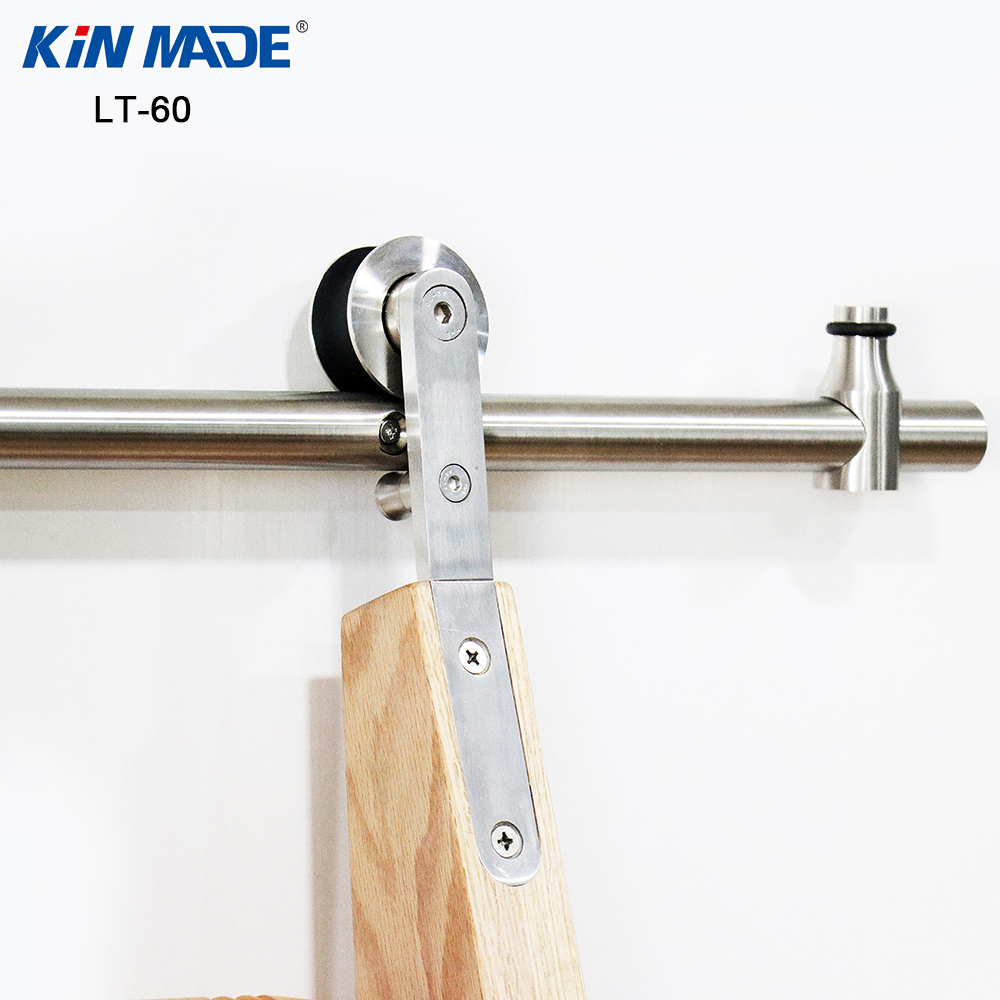 Круглая скользящая лестница Kinmade из нержавеющей стали, оборудование для библиотеки, лестница, трек, набор «сделай сам», лестница из белого дуба