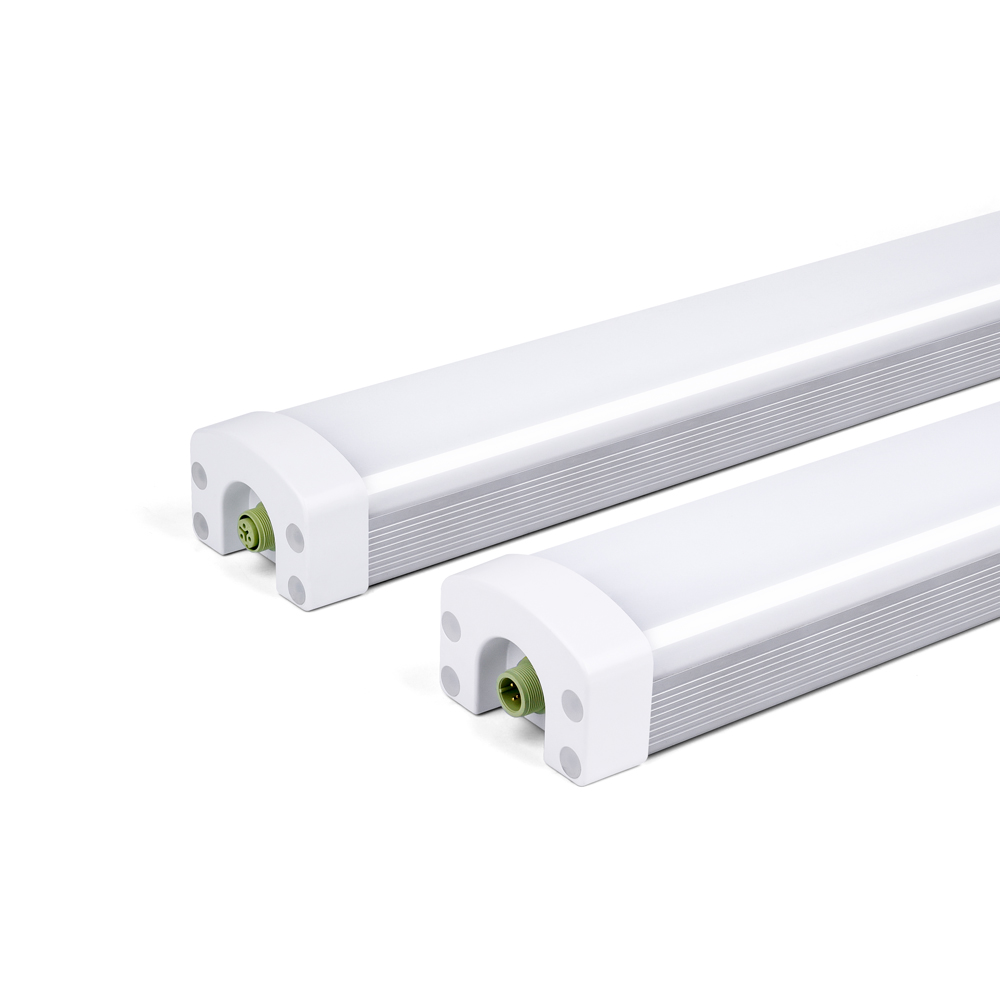 Китай поставщик ETL DLC перечисленные Крытый стадион склад IK10 IP66 led tri proof tube light