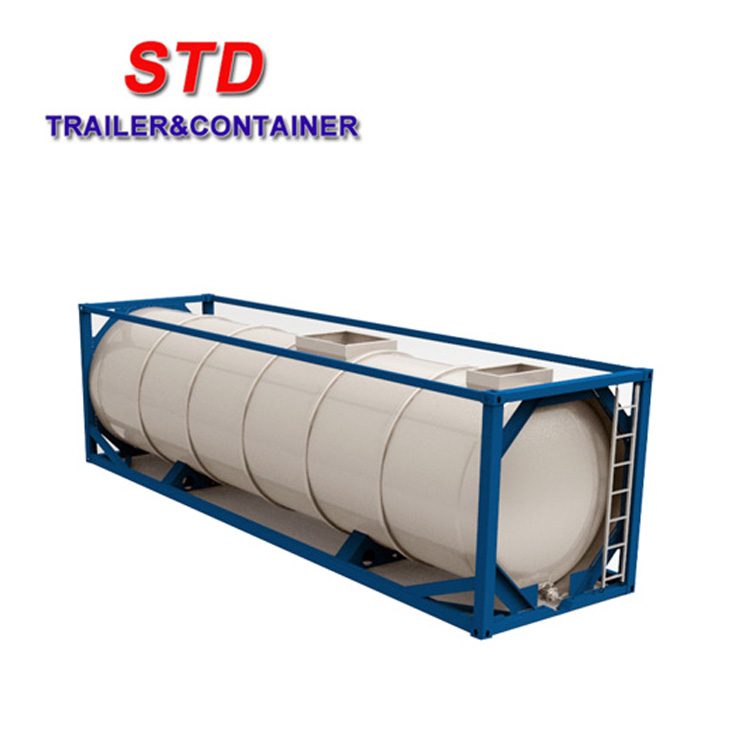 20 feet lubricating oil tank container with insulation layer