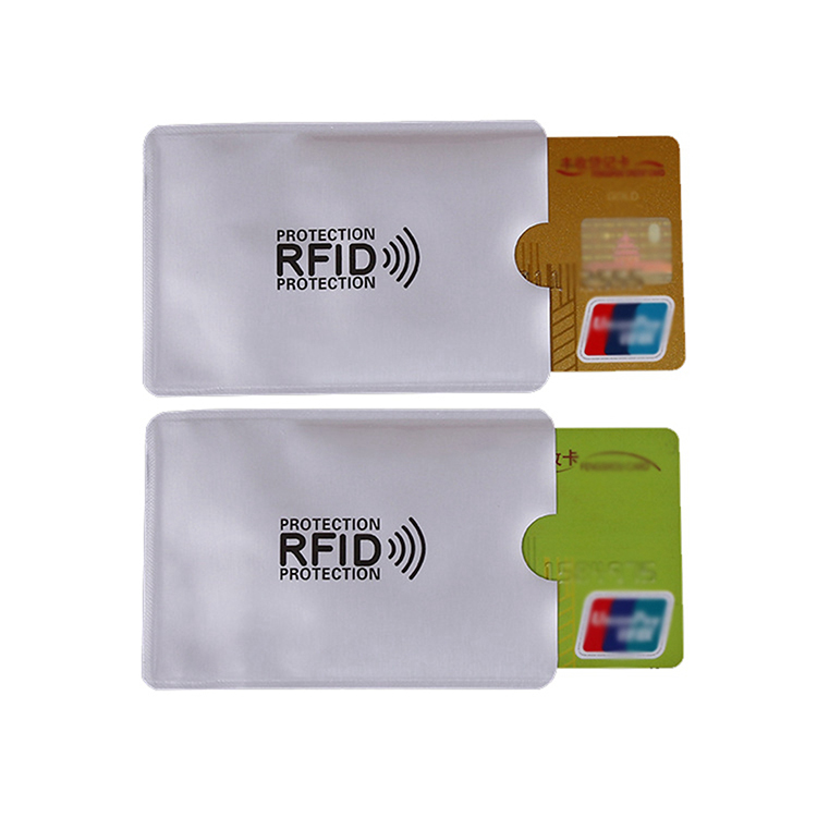 Алюминиевая фольга анти-degaussing карта Обложка RFID экранирование сумка Id банк карта чехол Противоугонная Кредитная карта держатель