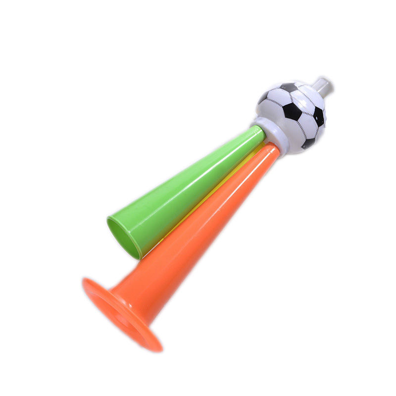 Стадион Fan Cheer пластиковый 3 трубы гудок Bugle Vuvuzela Футбол Спорт