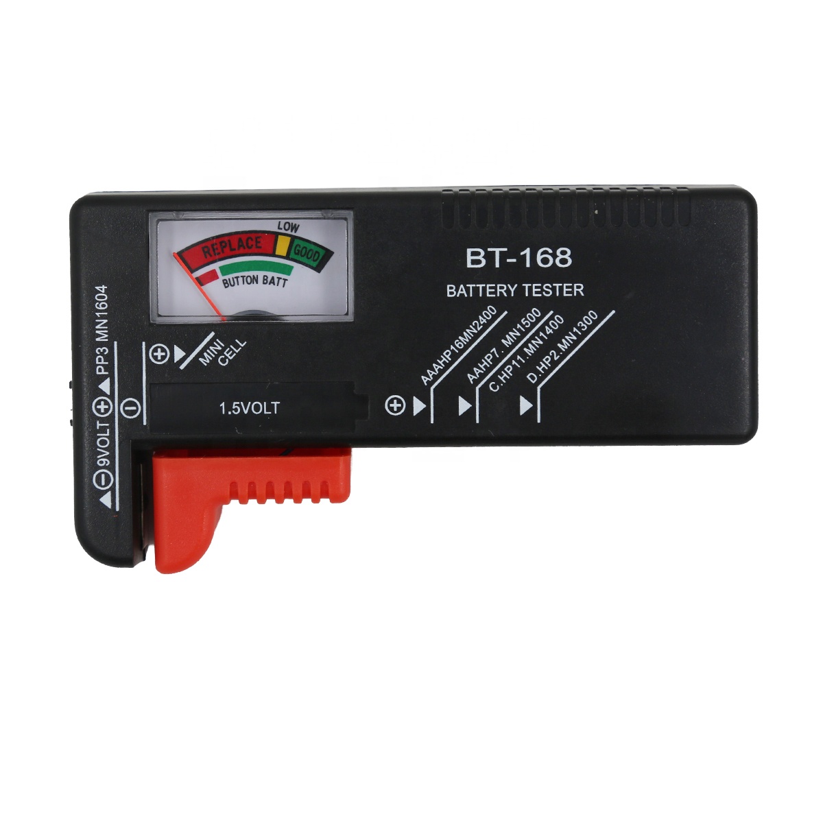 BT168 батарея ёмкость тестер Индикатор AA1.5-9V кнопки сотового Несколько размеры Универсальный бытовой электронный инструмент