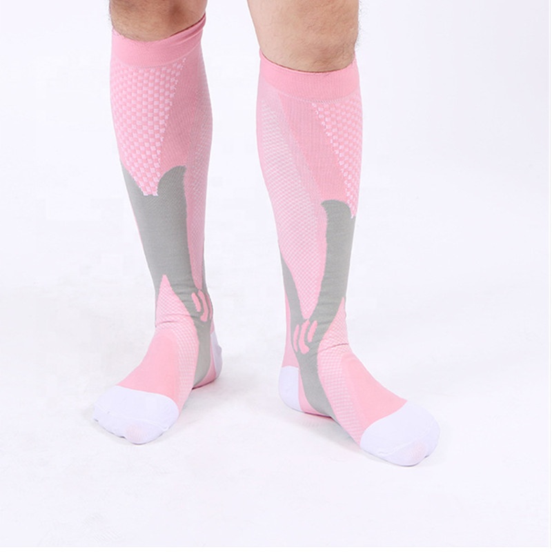 Outdoor Men Women Nurse Elastic Compression Socks Fit for Running Cycling Football