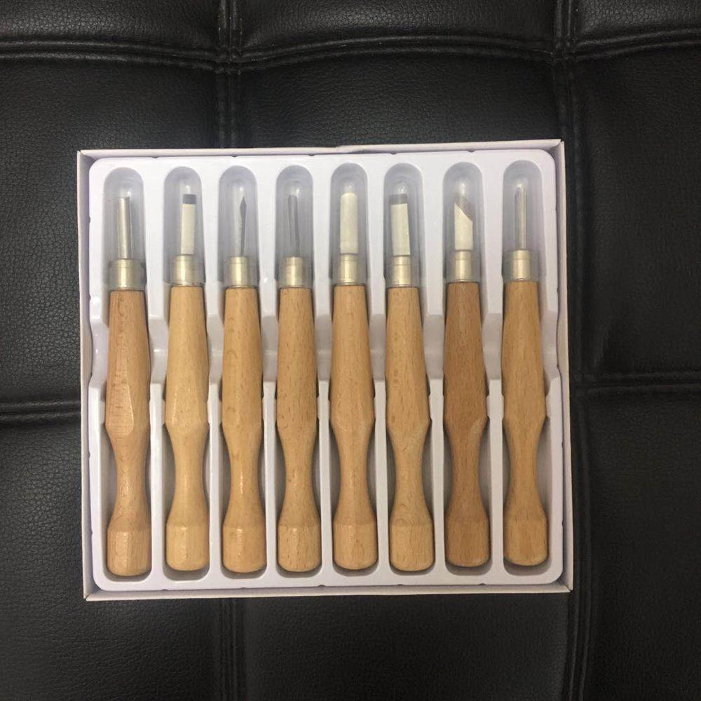 High Quality Wood Carving Chisels with 8 different Kinds Wood Carving Tools