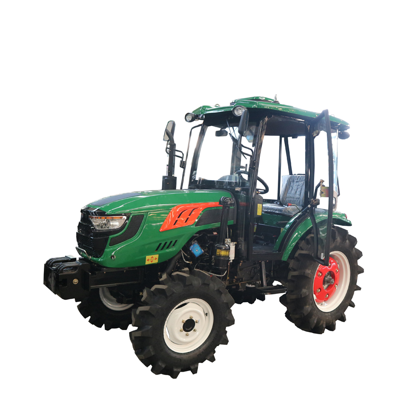 compact wheel tractors multi-purpose model 25hp four wheels driving 4wd with heater cabin