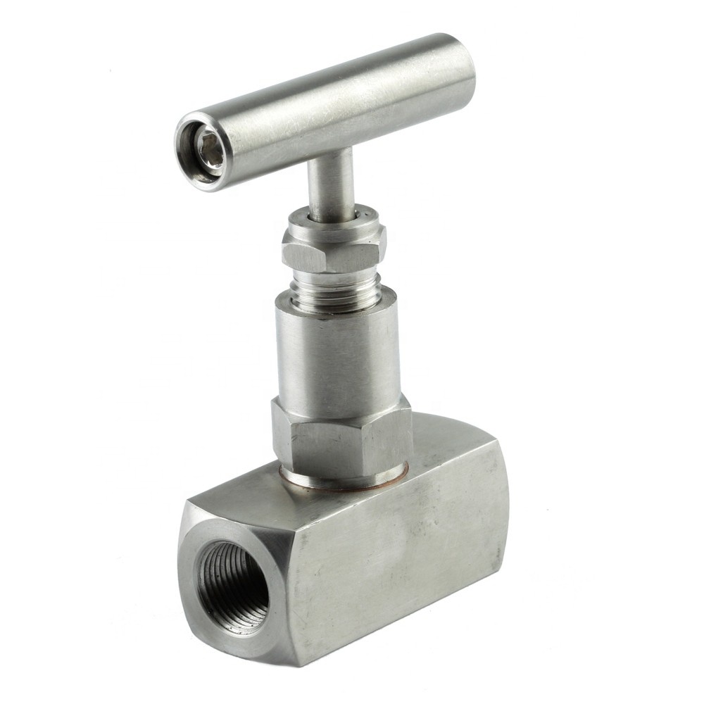 SS304/316 stainless steel NPT BSP threaded needle valve for liquid gas
