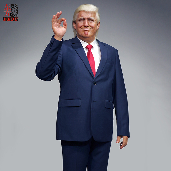 Дональд Трамп Реалистичный Размер восковой фигуры для музея статуи
