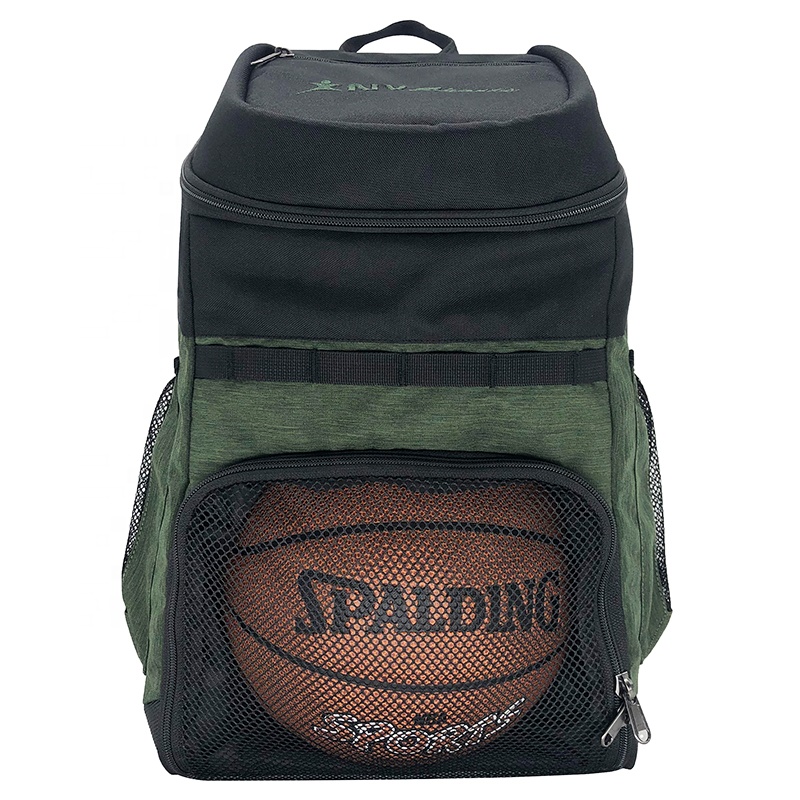 OEM Large Sports Gym Back Packs Mochila Men Custom Basketball Bag Backpack With Ball Pocket
