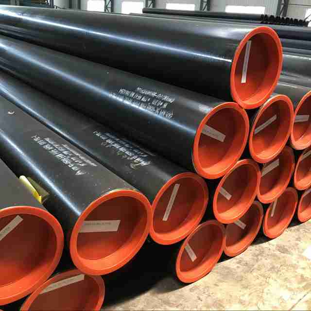 ASTM A53 гр. B MS ВПВ горячекатаная углеродистая черная стальная труба Размер 3/4 1 2 4 дюйма для нефтепровода и газопровода