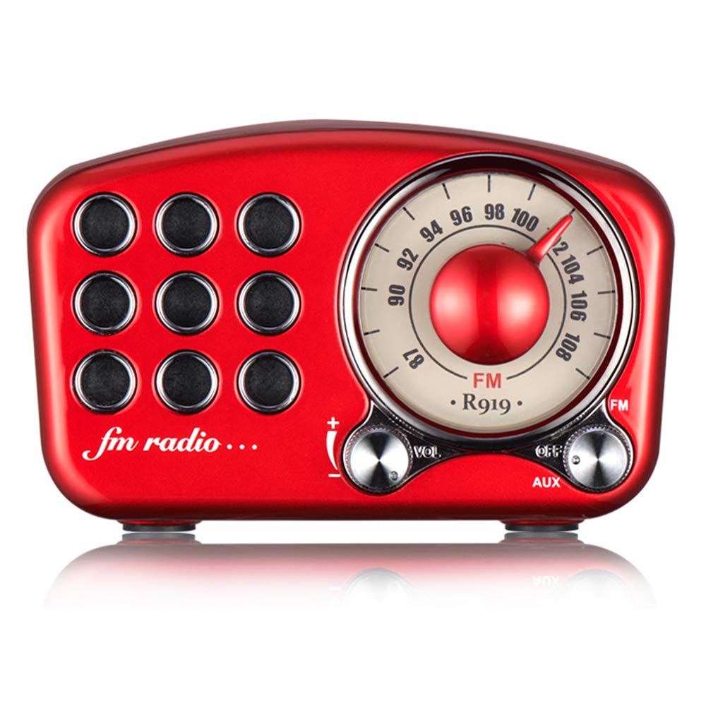 Беспроводная стерео bluetooth-Колонка в стиле ретро с FM-радио