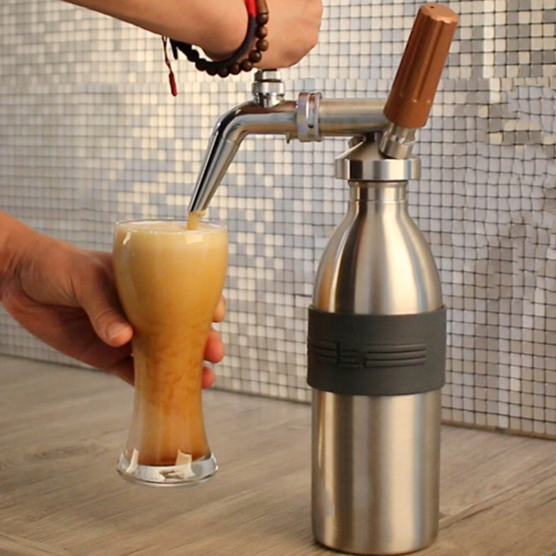 portable unique 1L cold brew nitro coffee maker