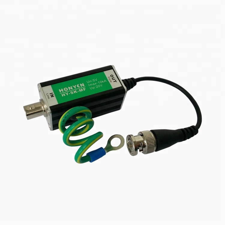Низкое напряжение один канал CCTV кабель surge protector HY-SK-MF18