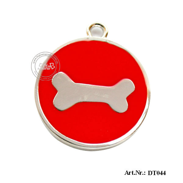 Объемный пользовательский bone shaped dog tag