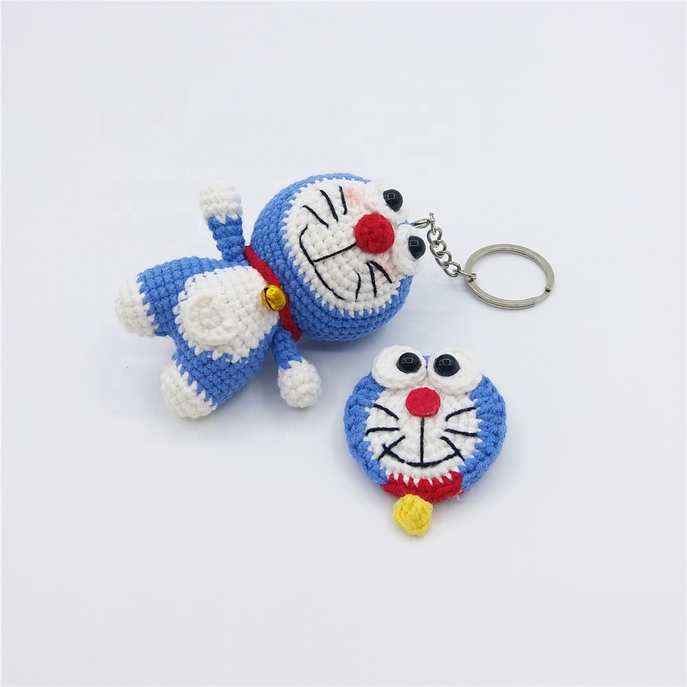 Вязание крючком Ретро doraemon интимные аксессуары рюкзак сумка кулон Брошь Брелок набор