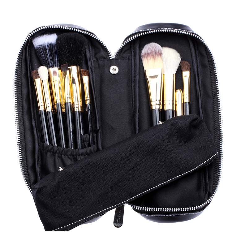 Высокое качество 12pcs Кисть для румян Кисть для нанесения основы под макияж комплект метка частного назначения Кисточки для макияжа цвета розового золота бесплатные образцы