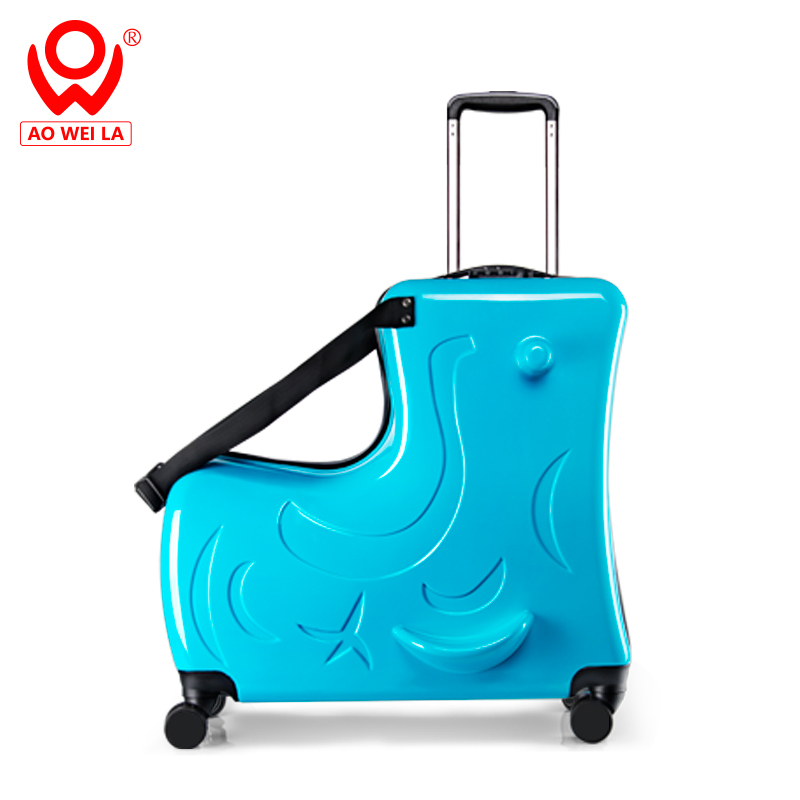 Высокое качество пользовательский дизайн Carry-On дети багажа, красочные Детский чемодан ездить на чемодане