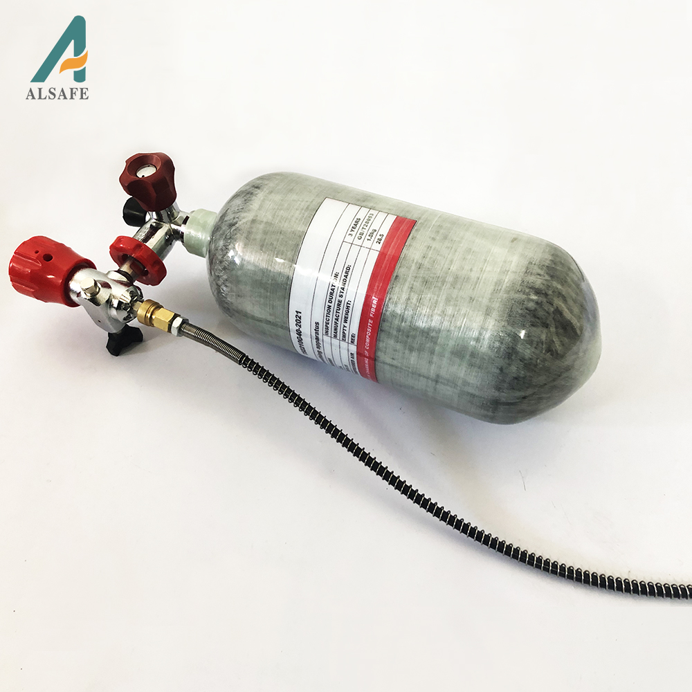 Высококачественный газовый баллон из углеродного волокна 4500Psi 2.5L для охоты/пейнтбола PCP Air Gun