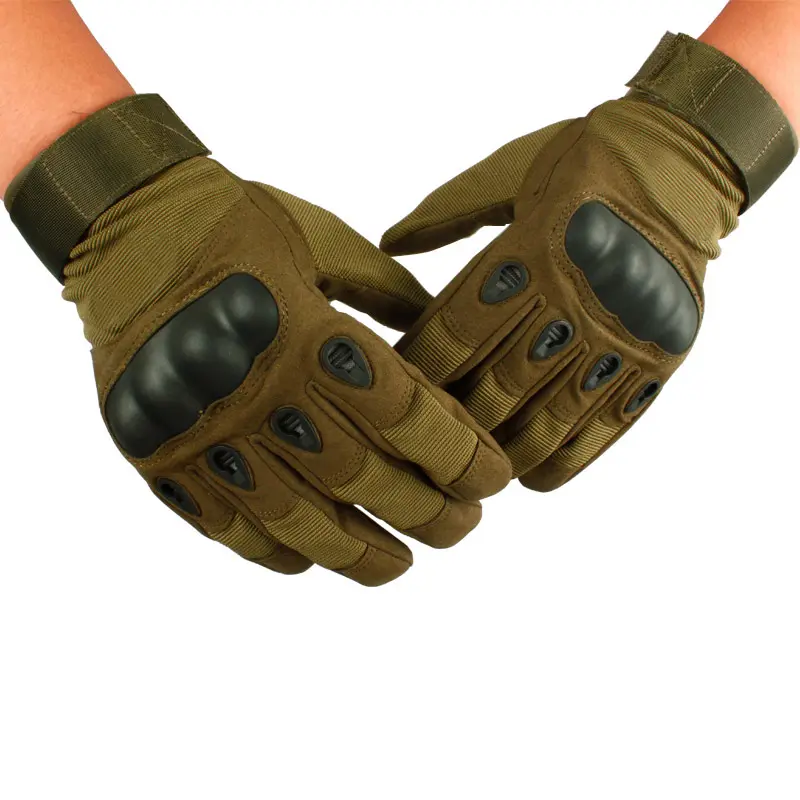 New hard knuckle full finger military hunting shooting combat police tactical gloves
