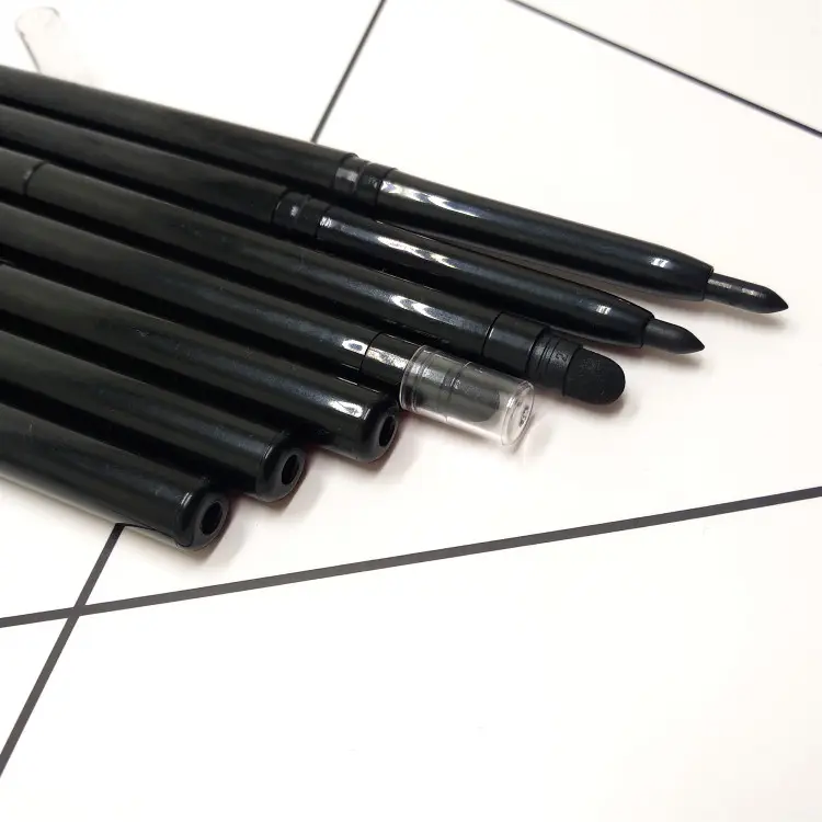 Waterproof Eyeliner Natural Black Eyeliner Waterproof Twist Pen Gel Eyeliner With Brush