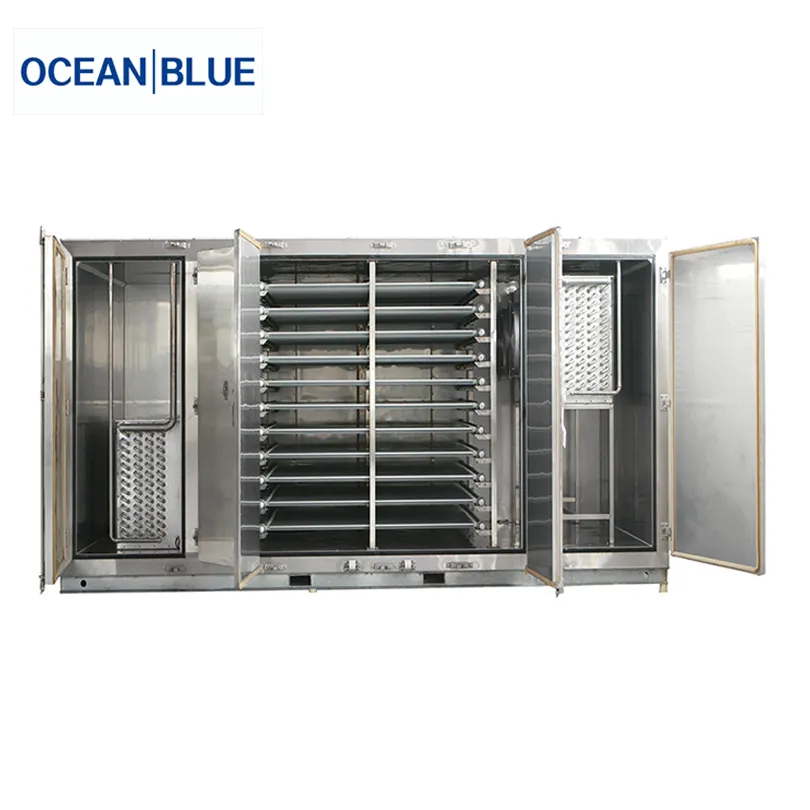 Semi Contact Plate Freezer Air Blast Freezer For Seafood