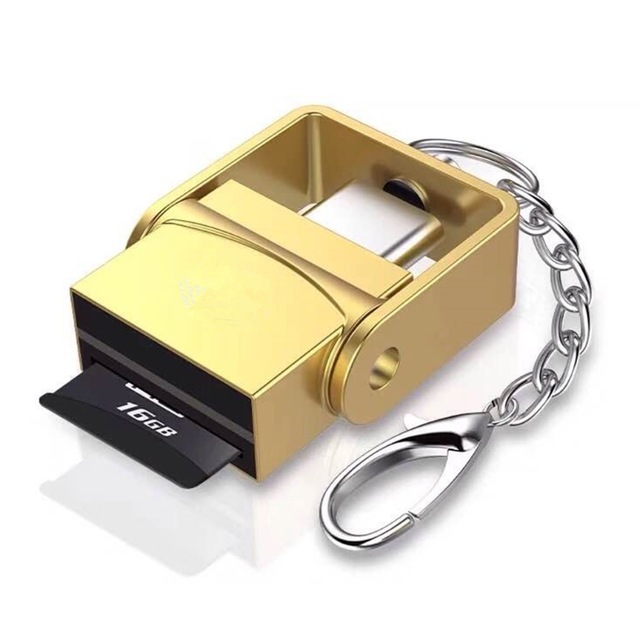 Горячая Распродажа мини металлический USB 3,1 Type-C считыватель карт USB Тип C SD карты адаптер Шэньчжэнь завод)