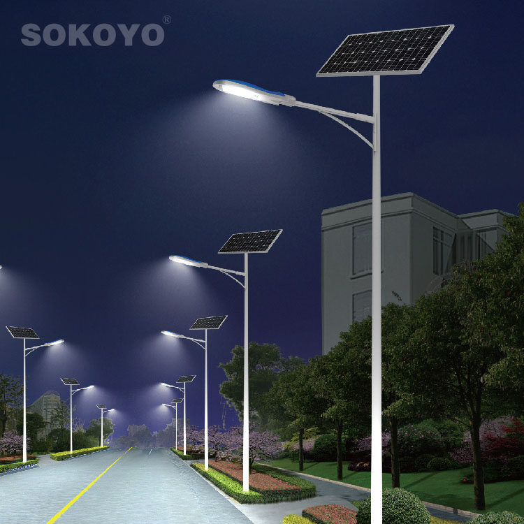 Уличное освещение на солнечной батарее SOKOYO, производство Китай
