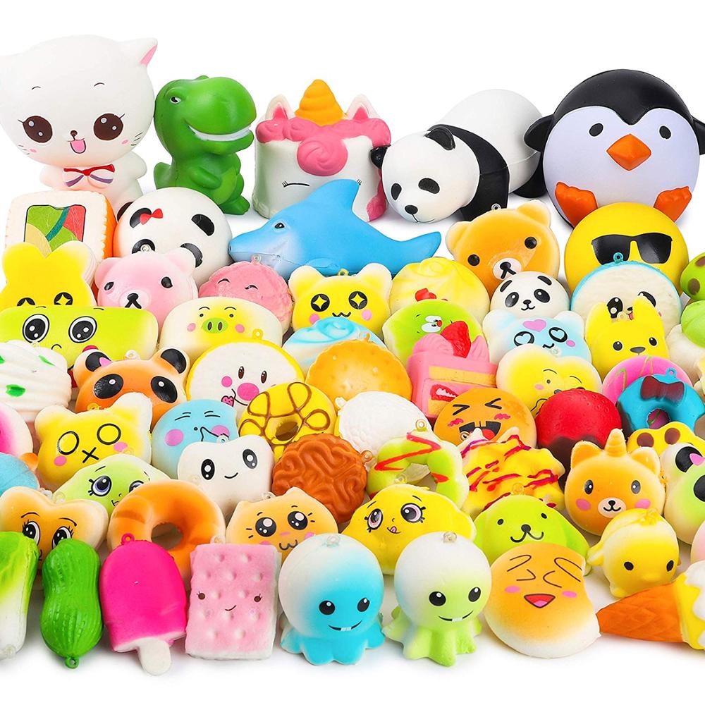 Оптовая продажа Kawayii резиновая медленно поднимающаяся сжимающая игрушка для снятия стресса