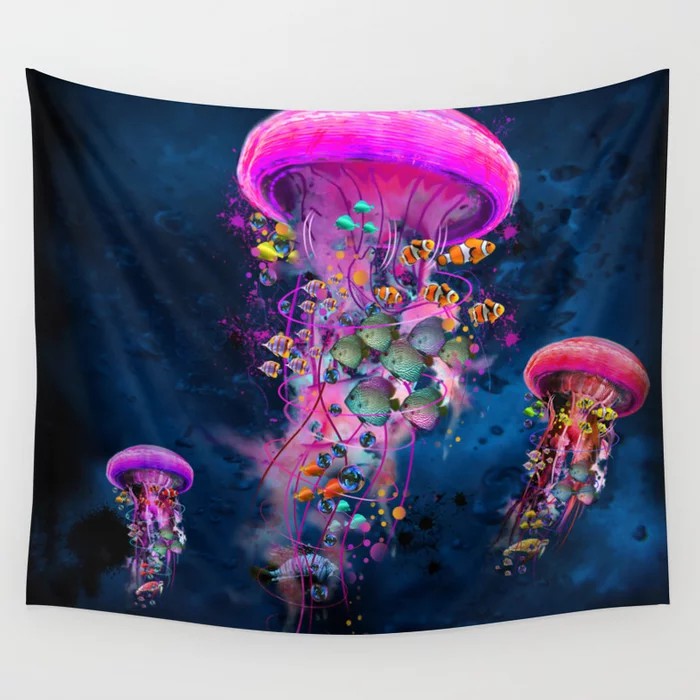 High Quality Personalized Custom Digital Printing Hanging Wall Tapestry