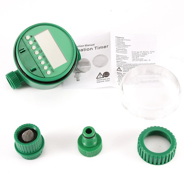 garden electronic solenoid valve timer irrigation controller control water valve with timer