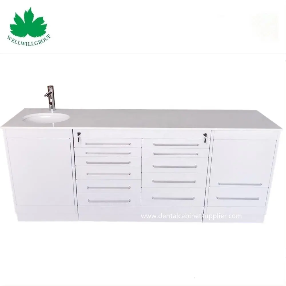 Quality Hospital Furniture Stainless Steel Foshan Dental Cabinet For Dental Clinic