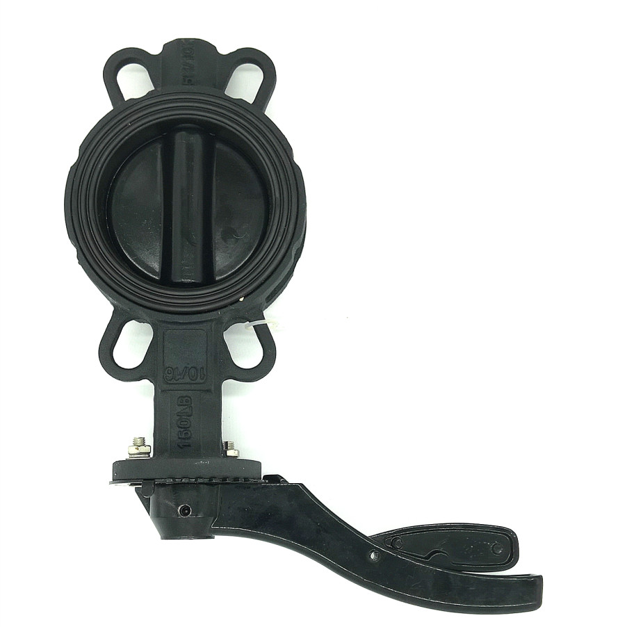 cryogenic for water gas handle ductile iron body epdm seat epdm disc wafer butterfly valve