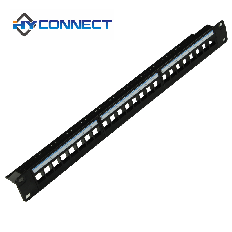 Rack Mount 1U UTP 24 Port blank Patch Panel