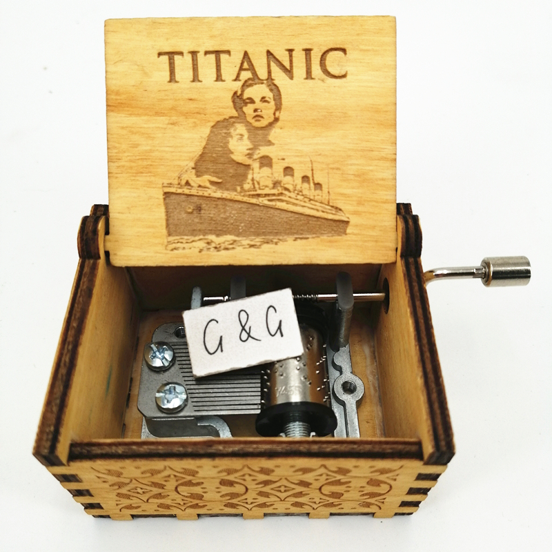 Оптовая продажа, деревянная музыкальная шкатулка Yunsheng Titanic