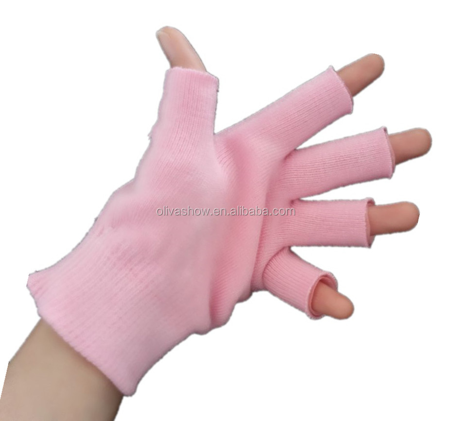 Gel Spa Half Glove Skin Care Beauty Moisturizing Fingerless Glove Hand Mask