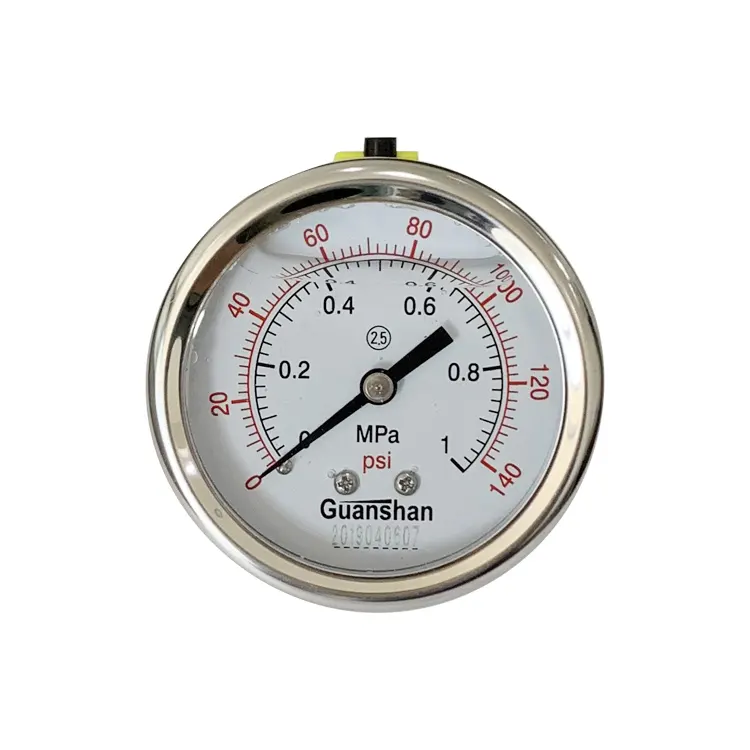 2.5 inch liquid filled pressure gauge  Germany type pressure gauge  glycerin manometer