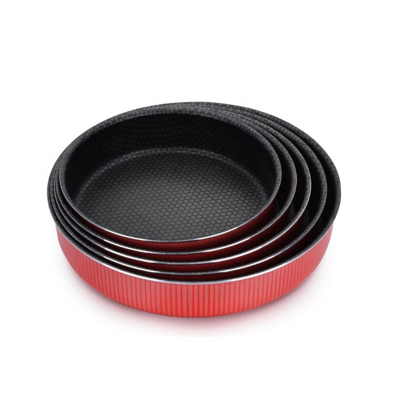 Essential Non-stick aluminum kitchen set cookware marble stone cookware set
