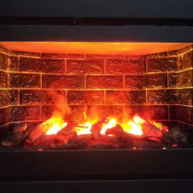 customized size  3D  electric fireplace  with frame and with  heat function