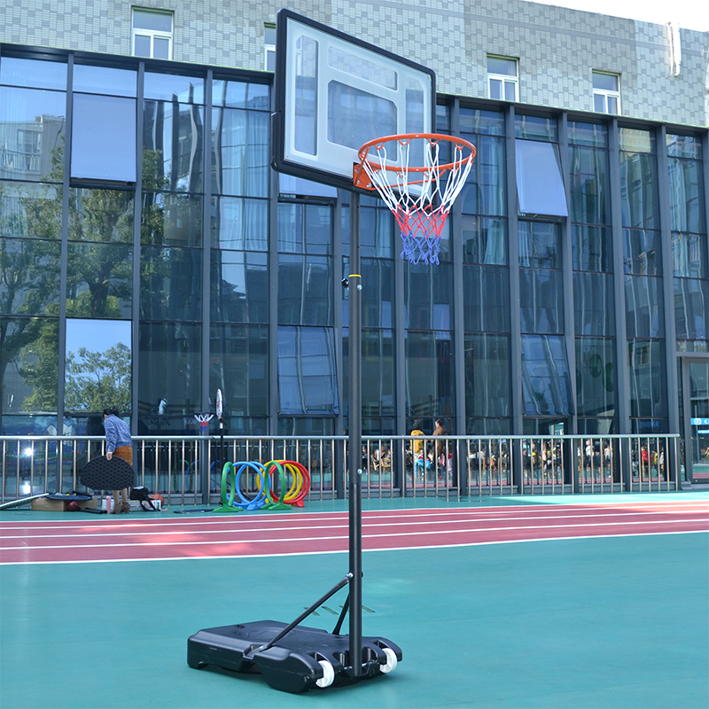 M.Dunk полностью регулируемая отдельно стоящая баскетбольная подставка и набор обручей