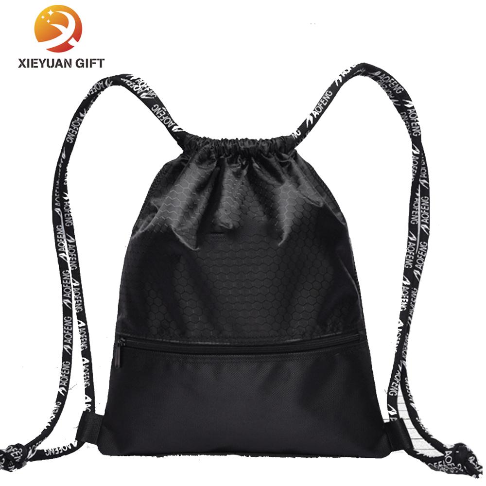 Пользовательские Карман drawstring Баскетбол Рюкзак Фитнес упражнения танец рюкзак для мужчин