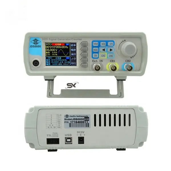 JDS6600 DDS  Source Dual Channel Arbitrary Wave Function Signal Generator  for 60MHz  Frequency Count