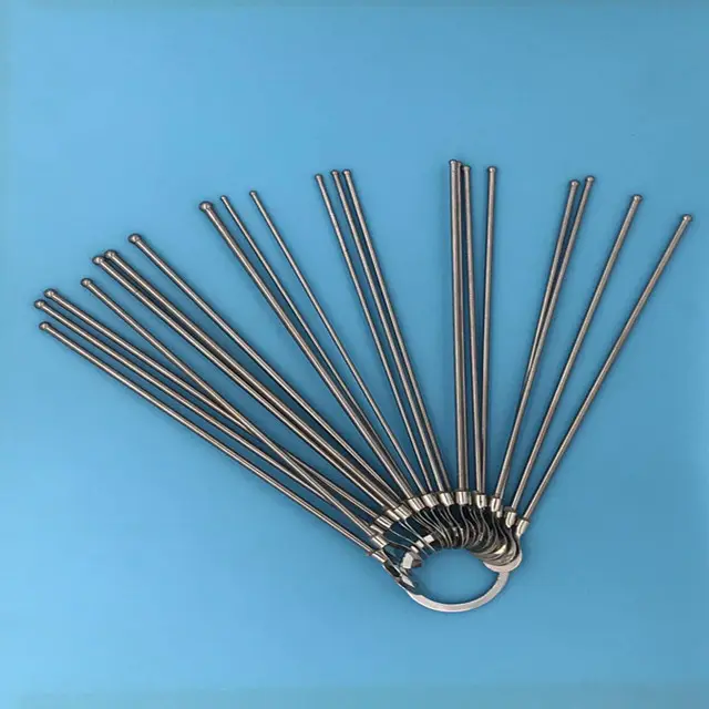 High precision stainless steel ball head plug gauge tungsten steel go/no go gauge measurement tool made in China MOQ 1pcs