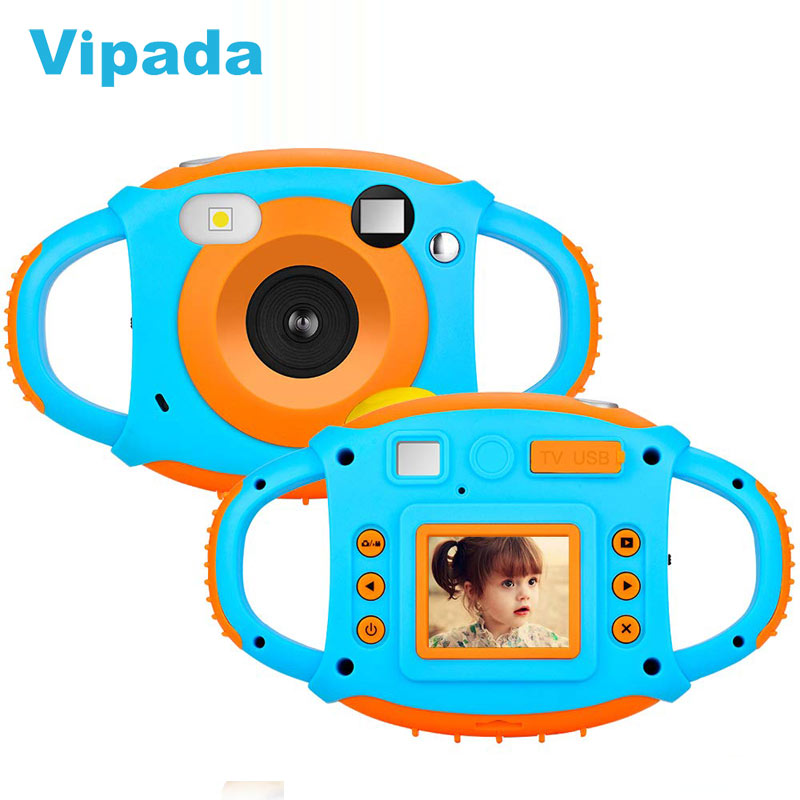 Фотокамера детская с фотографиями CD-FP + Mini мультяшная фотокамера с экраном 1,77 дюйма Цифровые фотоаппараты с защитой от падения