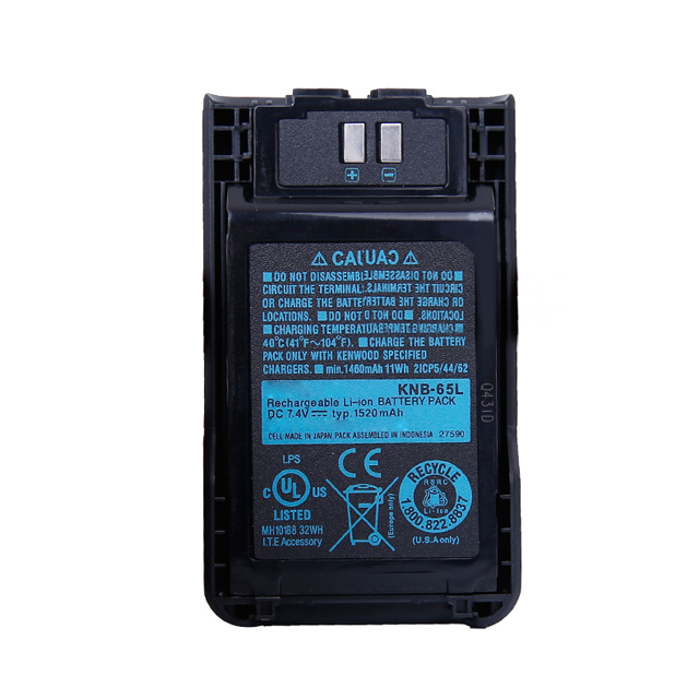Для переносного приемо-передатчика литиевая батарея KNB-65L батарея 1520 mAh аккумулятор большой емкости для Kenwood TK-U100 TK3000