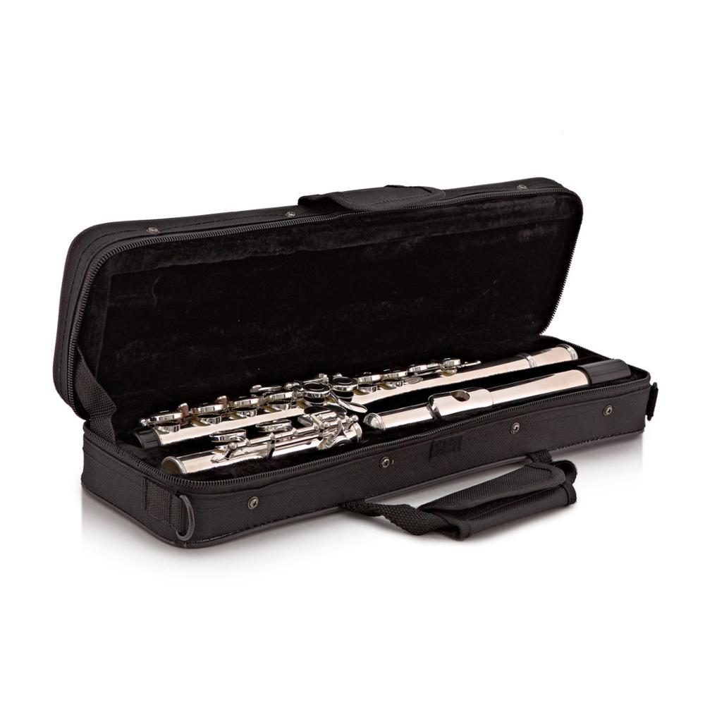 Accept OEM C Key Alto 16 closed holes silver Plated Flute
