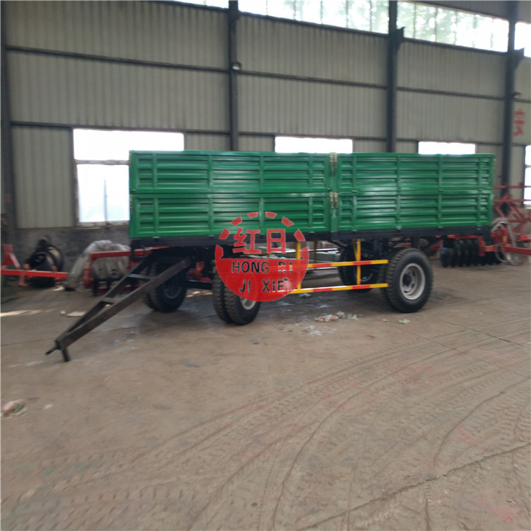 farm agricultural cage trailer tractor trailer hydraulic tipper kit