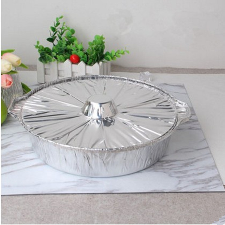 different capacity round chafing dish take-out package large foil food container
